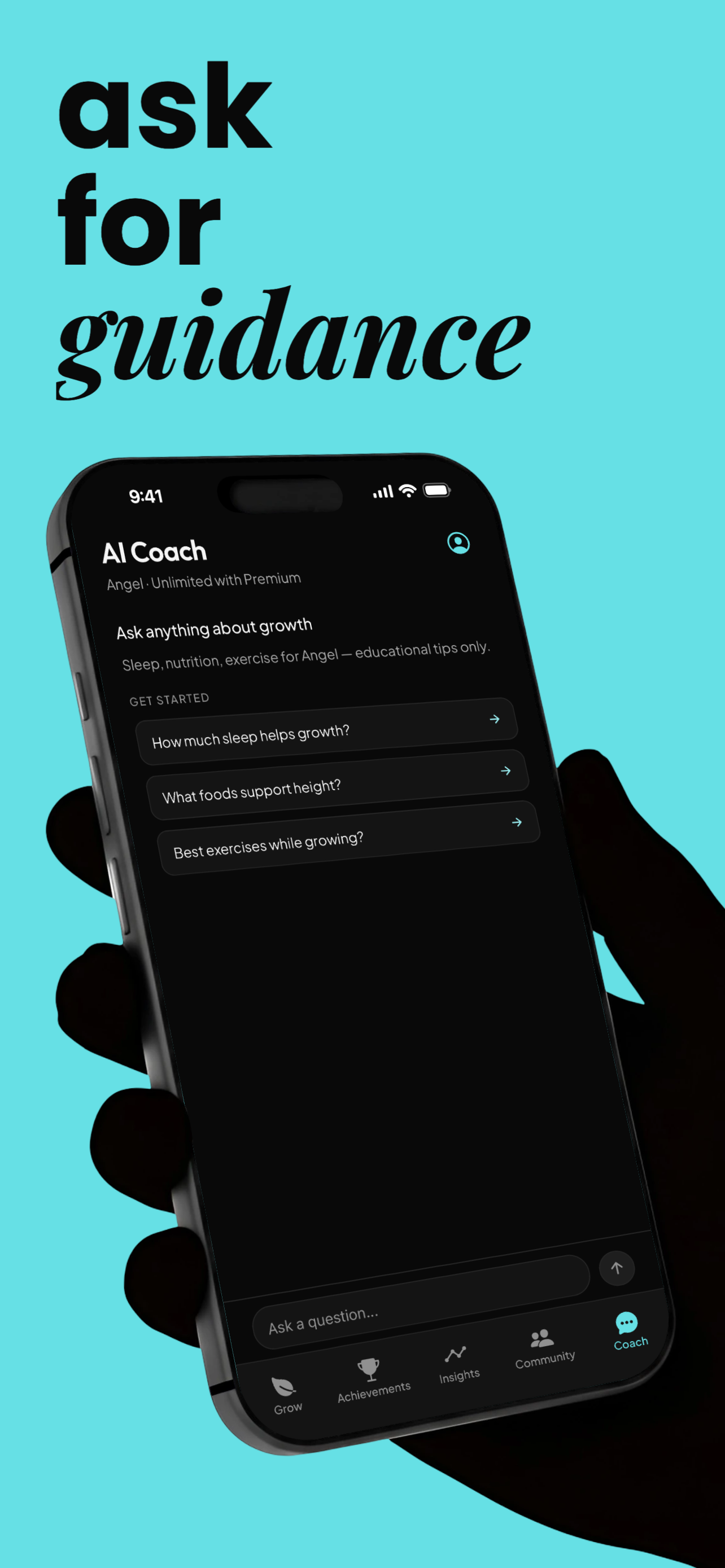 Ask for guidance — AI Coach